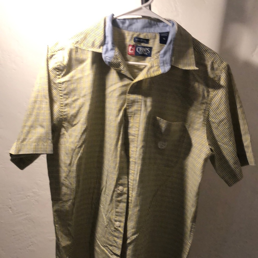 Men’s chaps short sleeve button up